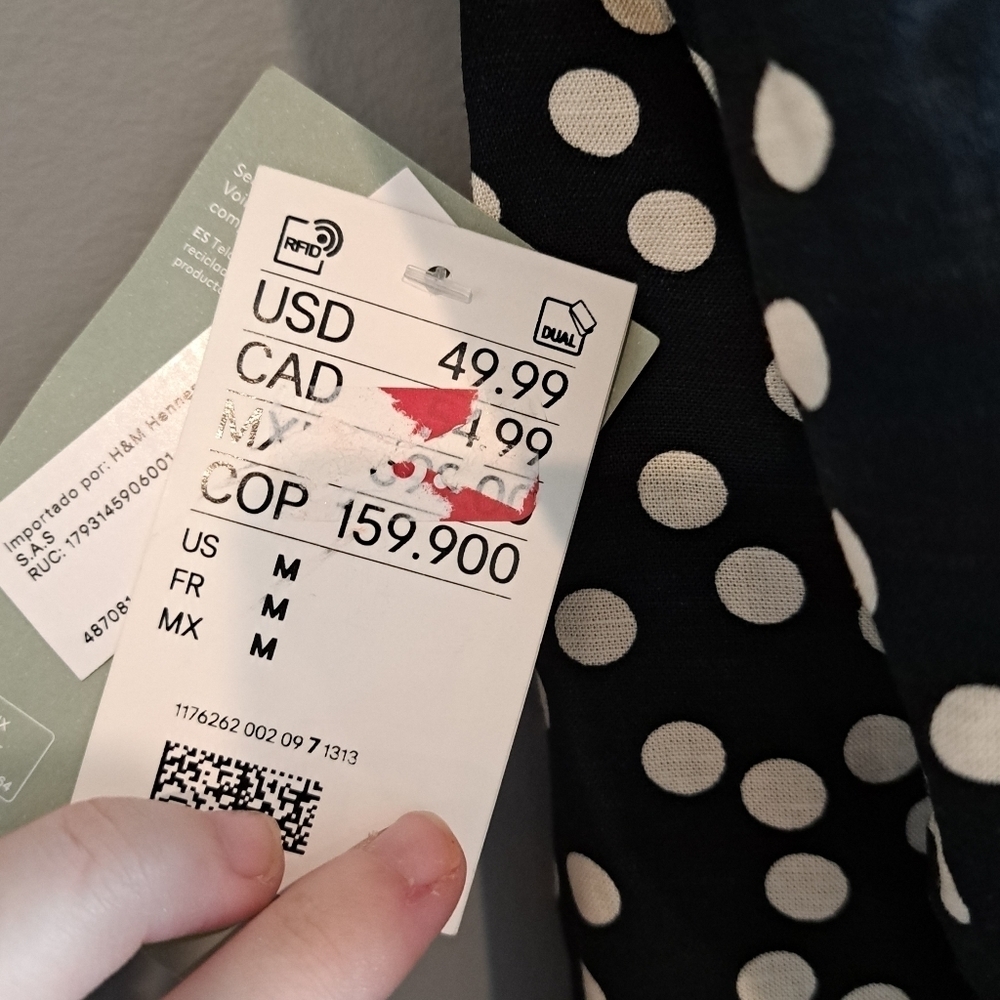 *3 for $15* H&M Polka Dot Summer Dress - Picture 3 of 5